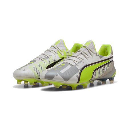 Puma King Ultimate Forever FG/AG gris jaune