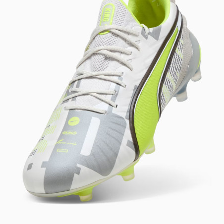 Puma King Ultimate Forever FG/AG gris jaune