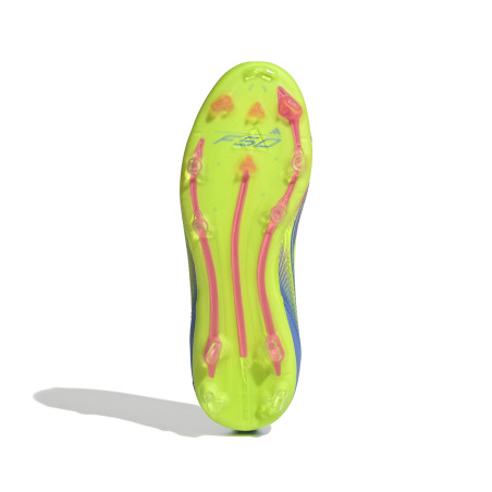 adidas F50 Elite junior LaceLess FG bleu rose