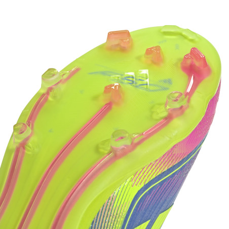 adidas F50 Elite junior LaceLess FG bleu rose