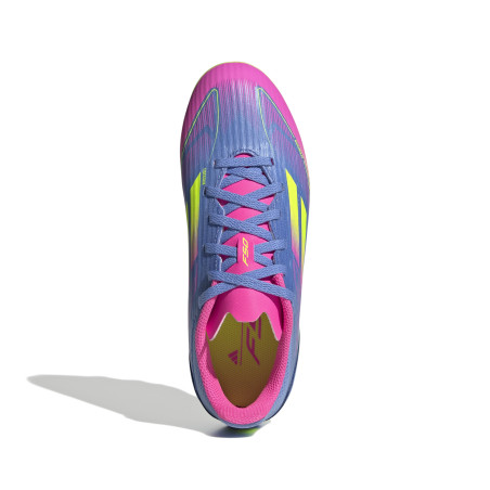 adidas F50 League junior MG bleu rose