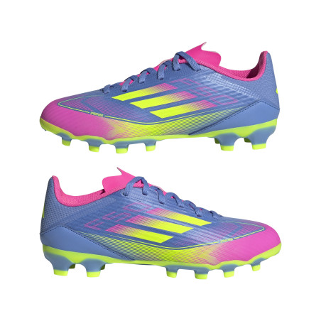 adidas F50 League junior MG bleu rose