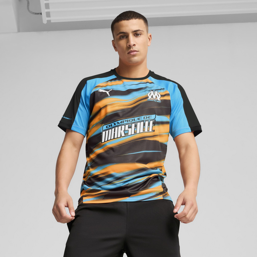 Maillot OM Faster bleu orange