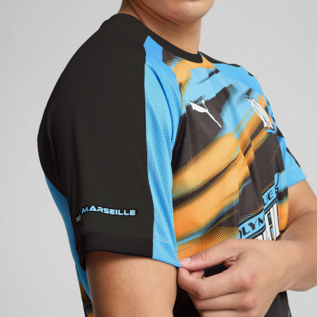 Maillot OM Faster bleu orange