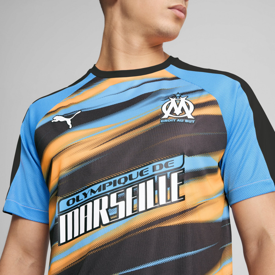 Maillot OM Faster bleu orange