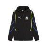 Veste survêtement OM Faster Woven noir jaune