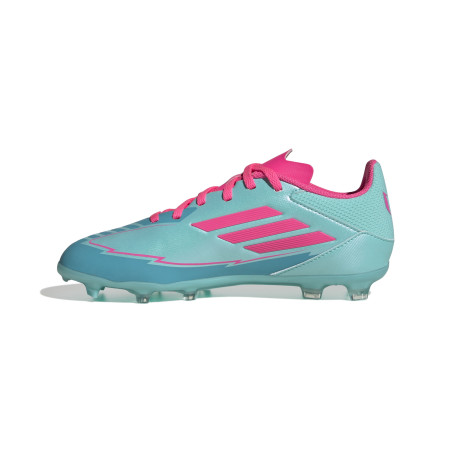 adidas F50 Messi League junior FG/MG bleu rose