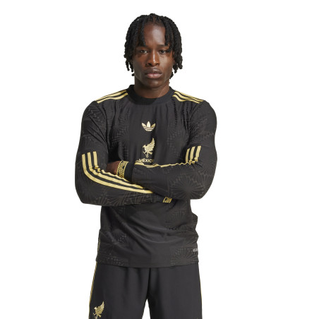 Maillot manches longues Mexique noir or 2025
