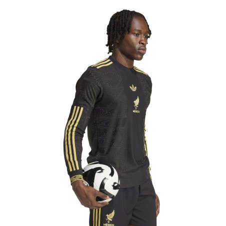 Maillot manches longues Mexique noir or 2025
