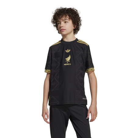 Maillot junior Mexique noir or 2025