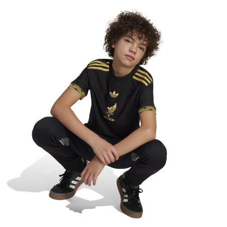Maillot junior Mexique noir or 2025