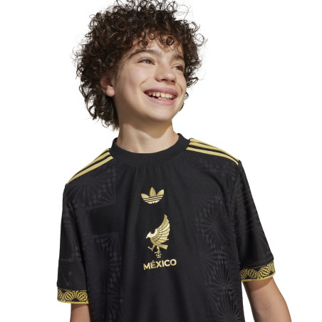 Maillot junior Mexique noir or 2025