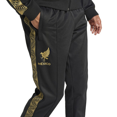 Pantalon survêtement Mexique noir or 2025