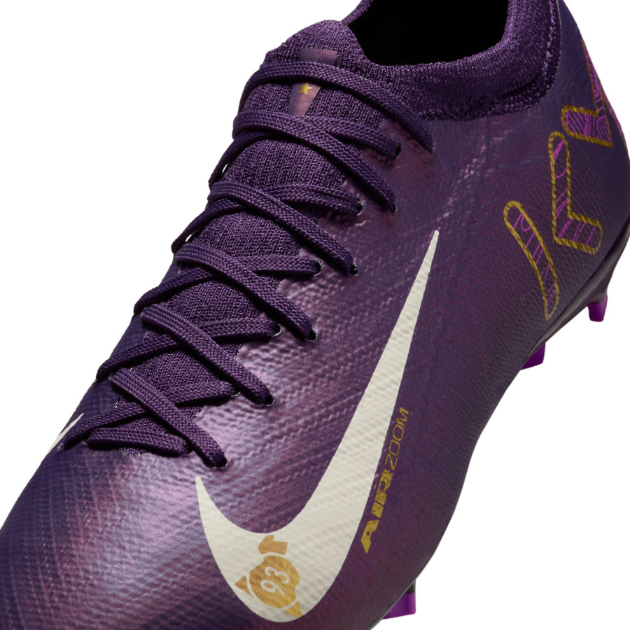 Nike Air Zoom Mercurial Vapor 16 Pro junior Mbappé FG violet or