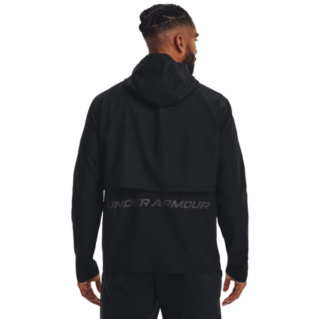 Veste survêtement à capuche Under Armour Launch noir
