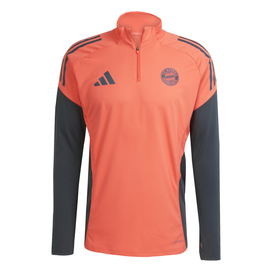 Sweat zippé Bayern Munich orange gris