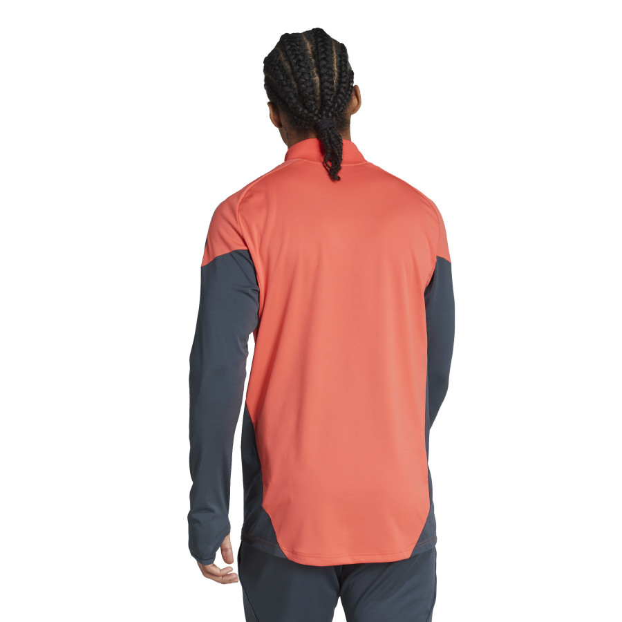 Sweat zippé Bayern Munich orange gris