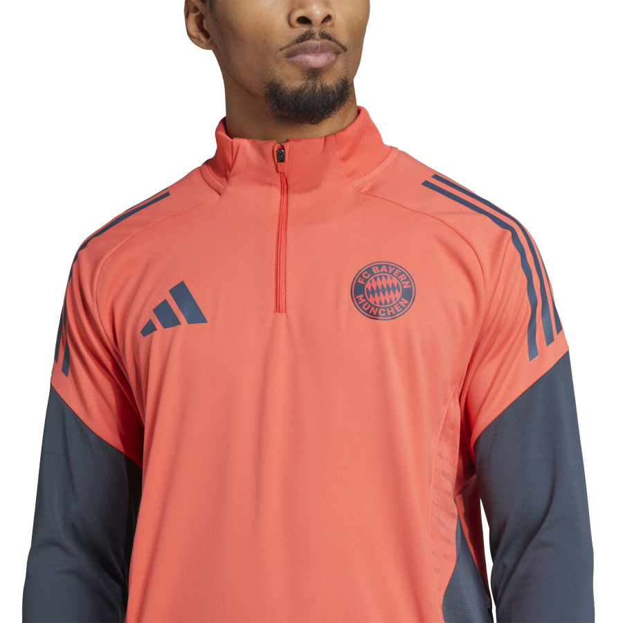 Sweat zippé Bayern Munich orange gris
