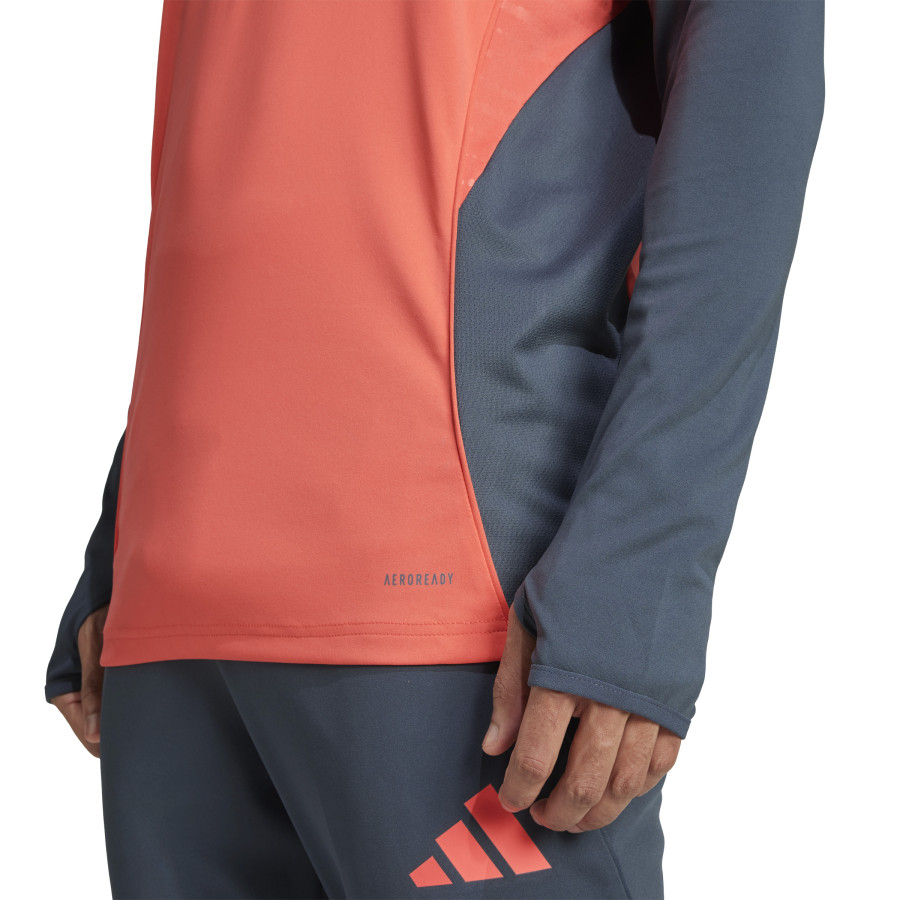 Sweat zippé Bayern Munich orange gris