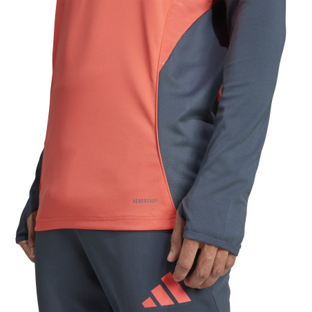 Sweat zippé Bayern Munich orange gris