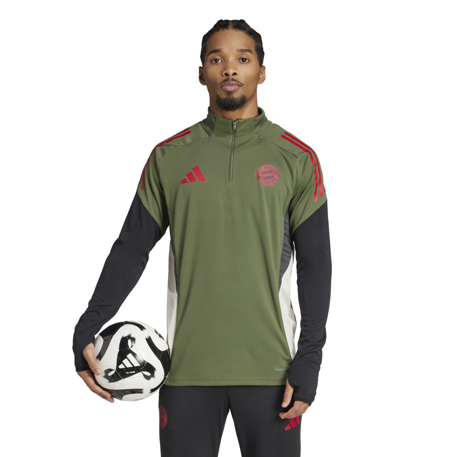 Sweat zippé Bayern Munich vert rouge
