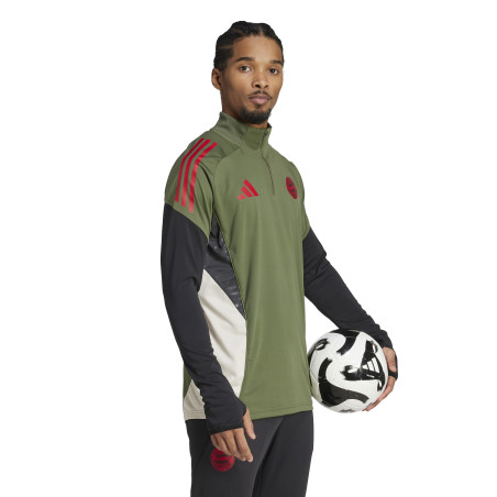 Sweat zippé Bayern Munich vert rouge