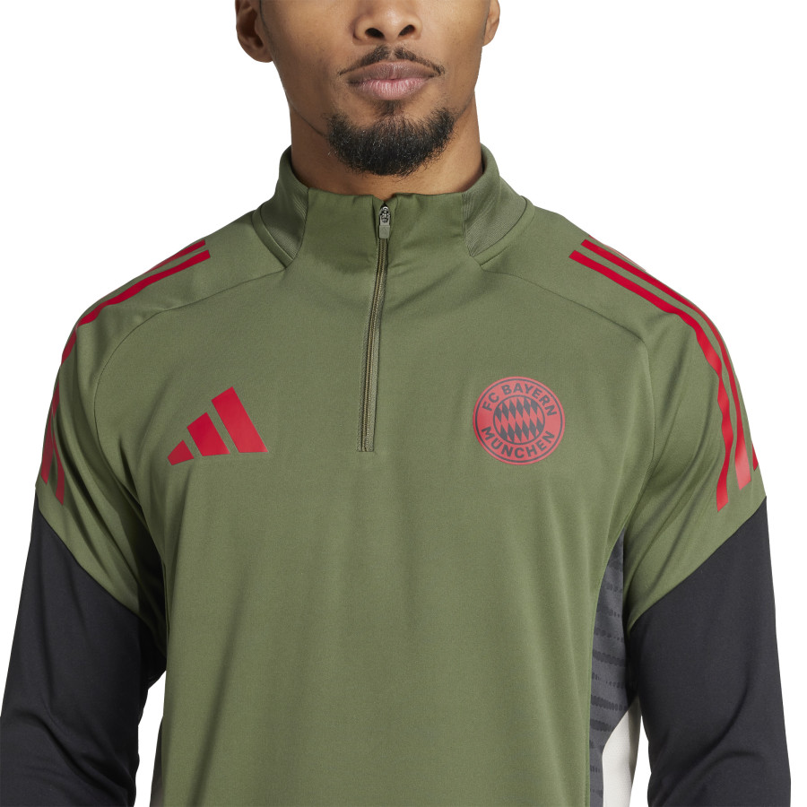 Sweat zippé Bayern Munich vert rouge