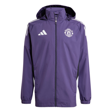 Veste imperméable Manchester United violet blanc