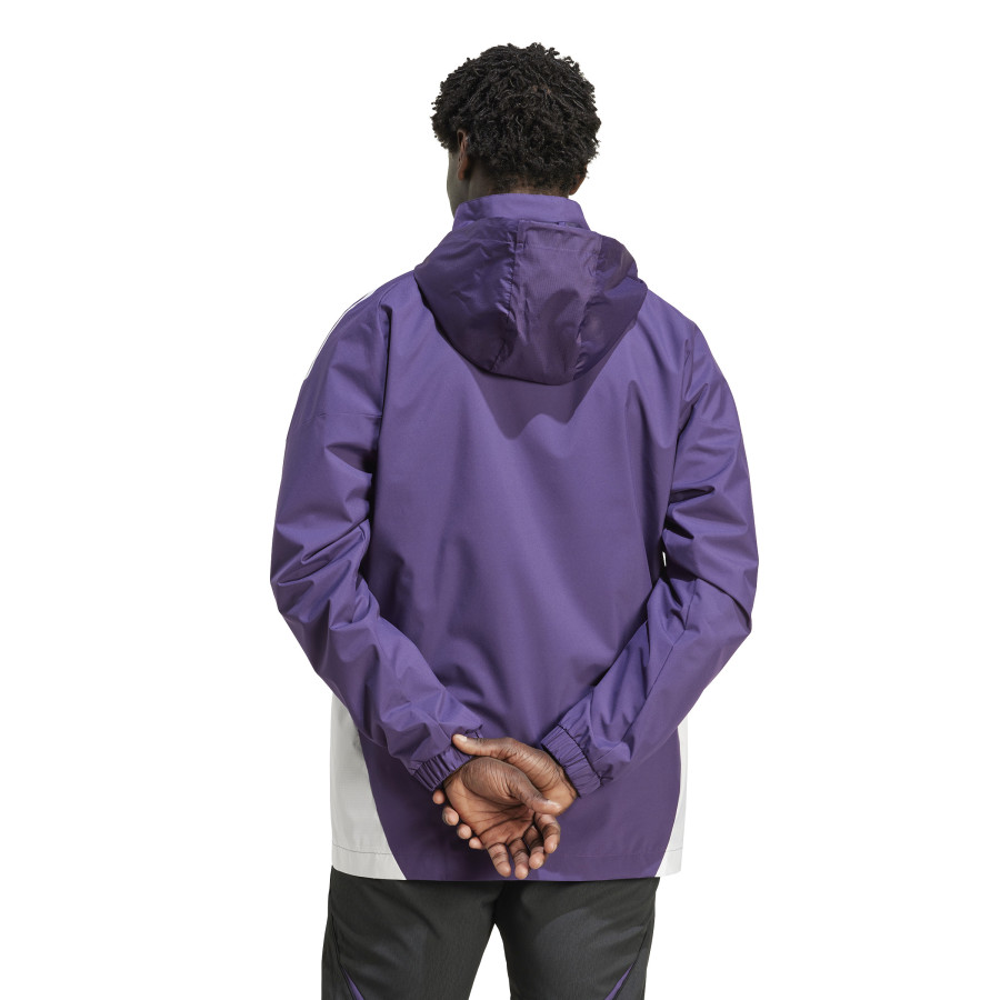 Veste imperméable Manchester United violet blanc