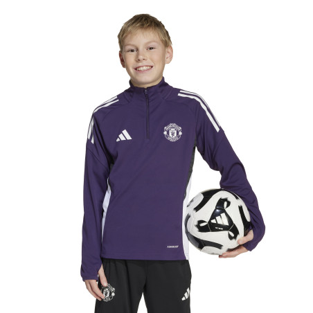 Sweat zippé junior Manchester United violet