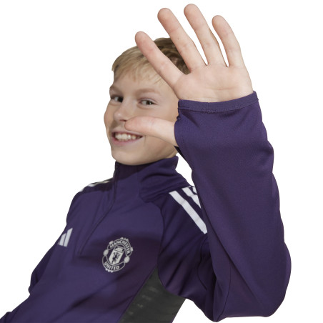Sweat zippé junior Manchester United violet