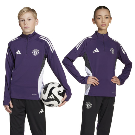 Sweat zippé junior Manchester United violet