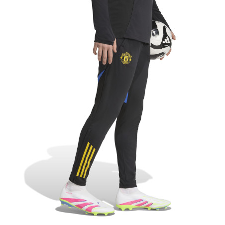 Pantalon survêtement Manchester United noir jaune
