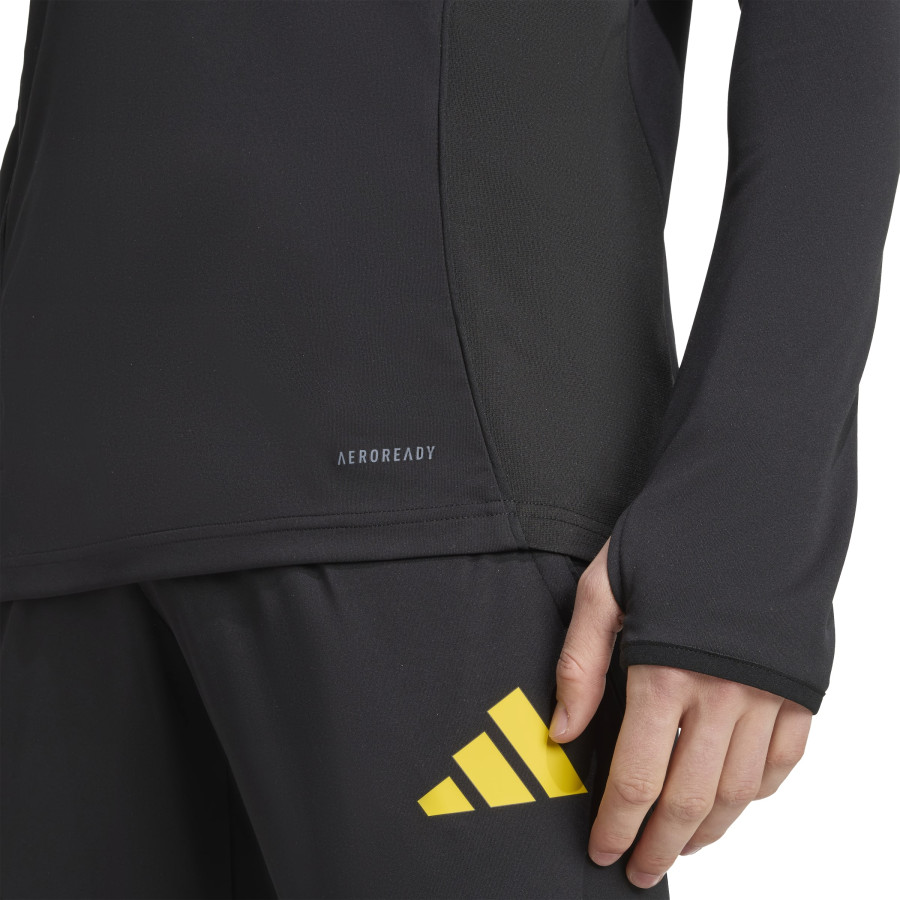 Sweat zippé Manchester United noir jaune