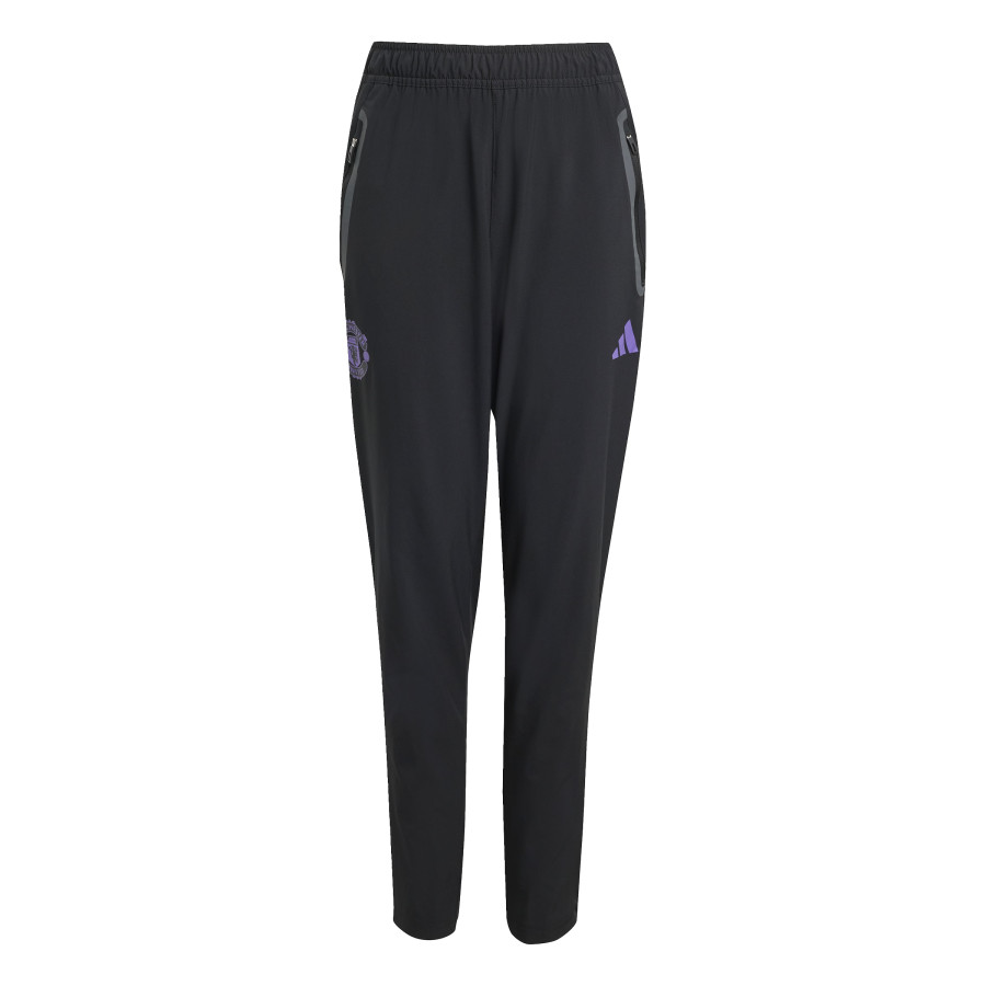 Pantalon survêtement junior Manchester United Vis Tech noir violet