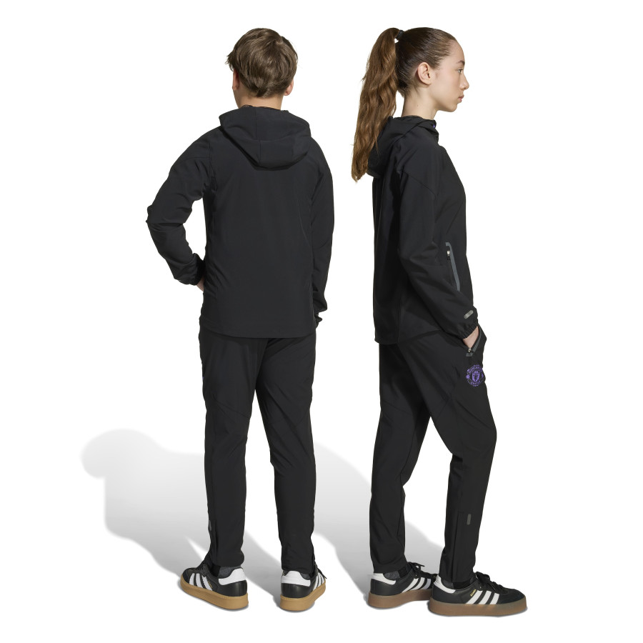 Pantalon survêtement junior Manchester United Vis Tech noir violet