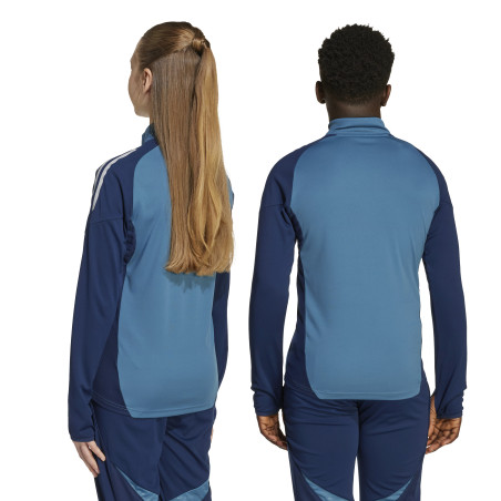 Sweat zippé junior Arsenal bleu