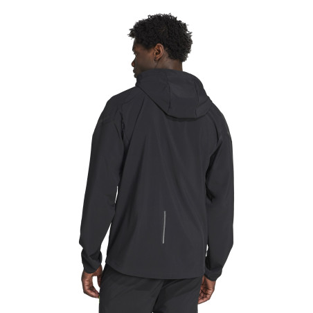 Veste survêtement Real Madrid Vis Tech noir vert