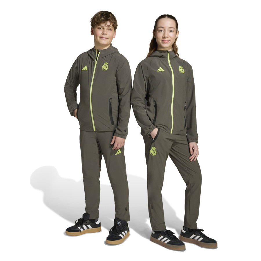 Pantalon survêtement junior Real Madrid Vis Tech marron vert