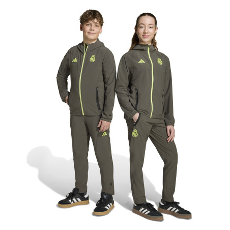 Pantalon survêtement junior Real Madrid Vis Tech marron vert