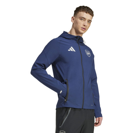 Veste survêtement Arsenal Tiro Vis tech bleu