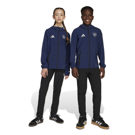 Pantalon survêtement junior Arsenal Tiro Vis Tech noir