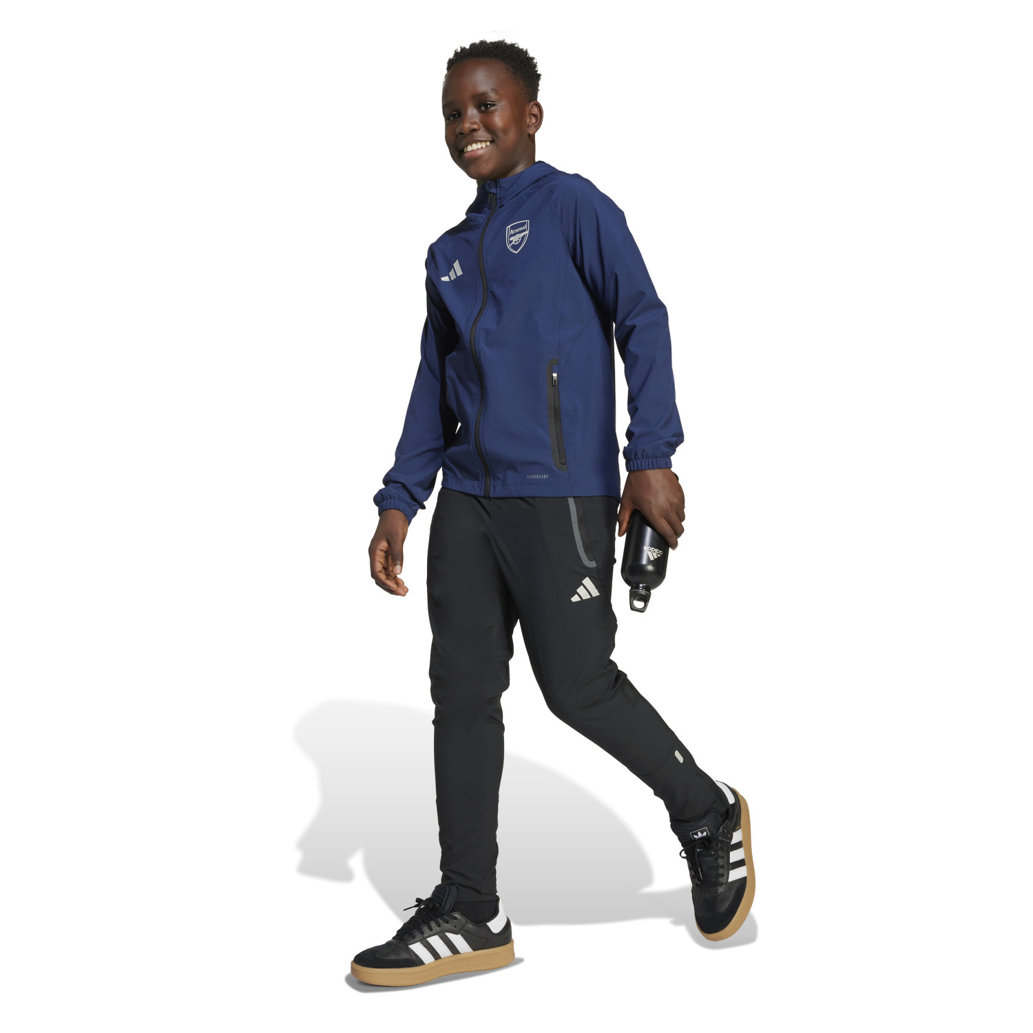 Veste survêtement junior Arsenal Vis Tech bleu sur