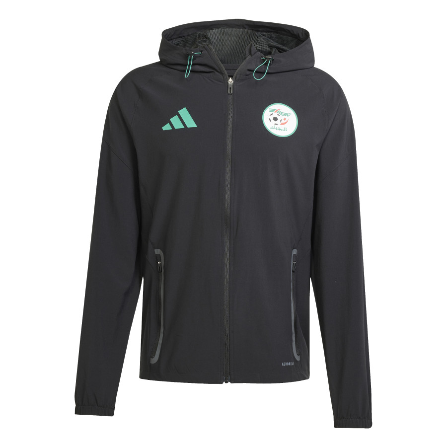 Veste survêtement Algérie Vis Tech noir vert