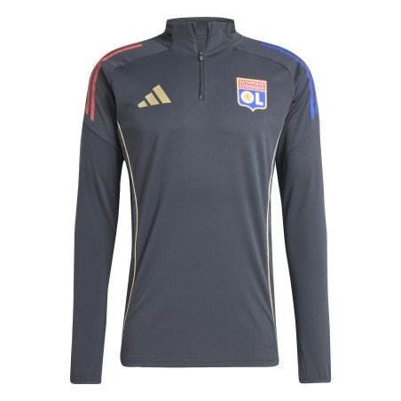 Sweat zippé OL gris or