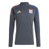Sweat zippé OL gris or