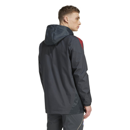 Veste imperméable OL noir or