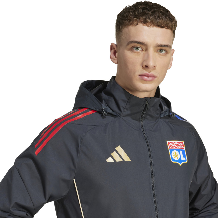Veste imperméable OL noir or