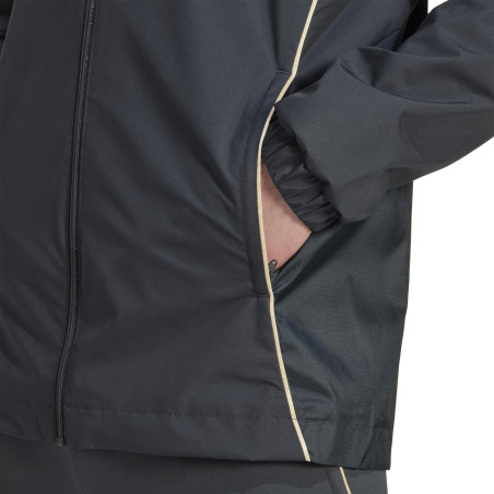 Veste imperméable OL noir or