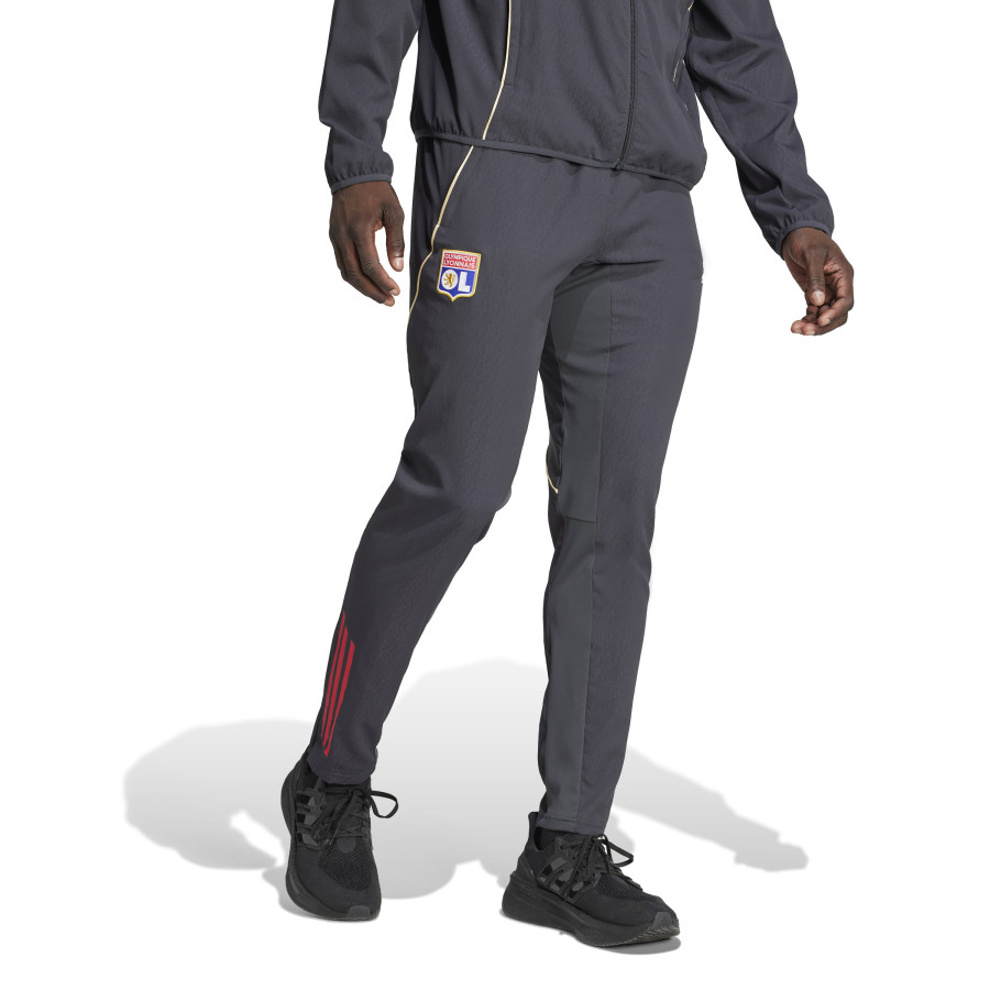 Pantalon survêtement OL Woven gris or